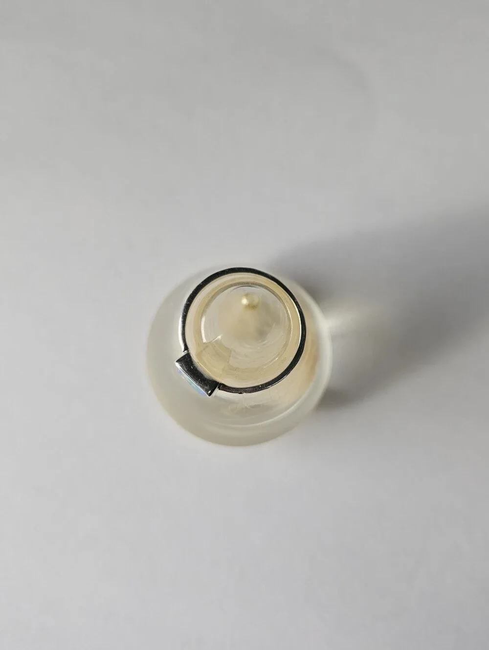 Handmade Bunny Tail Resin Ring Holder Wedding Engagement Ring Display Stand